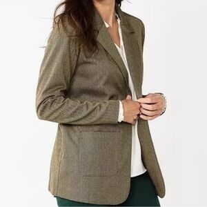 Croft & Barrow Women's Brown Blazer M P2P  20.5”